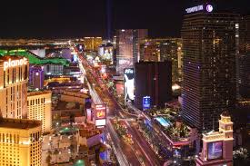 The Las Vegas strip is a good example of a transportation corridor